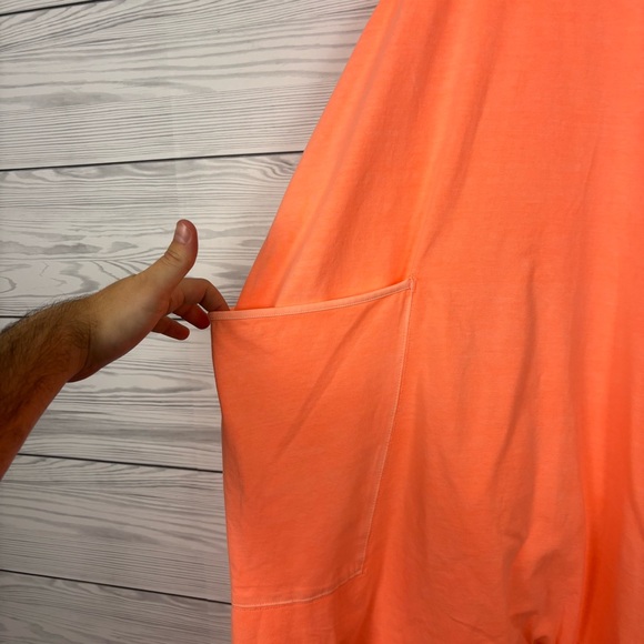 FP Free People Movement Hot Shot Onesie Pastel Peach Orange NWT - Picture 5 of 13